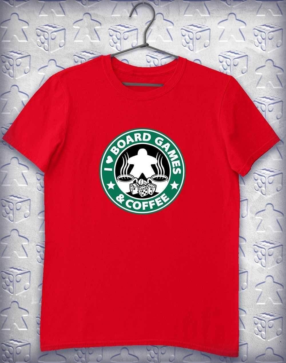 Board Games & Coffee Alphagamer T Shirt S / Red  - Off World Tees