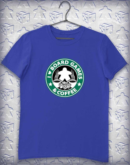Board Games & Coffee Alphagamer T Shirt S / Royal  - Off World Tees