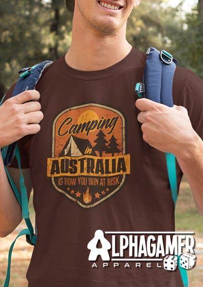 Camping in Australia Alphagamer T-Shirt  - Off World Tees