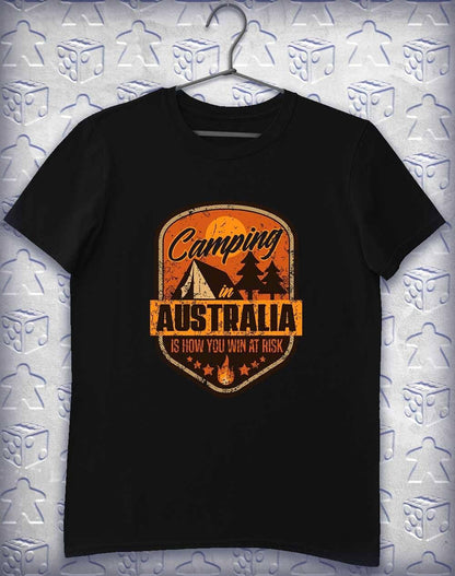 Camping in Australia Alphagamer T-Shirt S / Black  - Off World Tees
