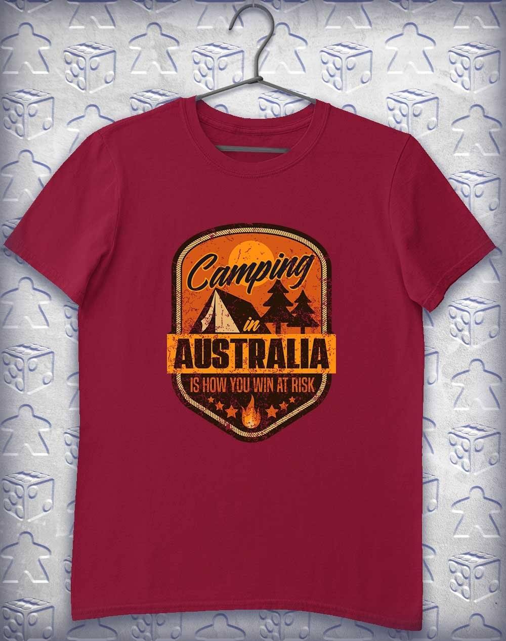 Camping in Australia Alphagamer T-Shirt S / Cardinal Red  - Off World Tees