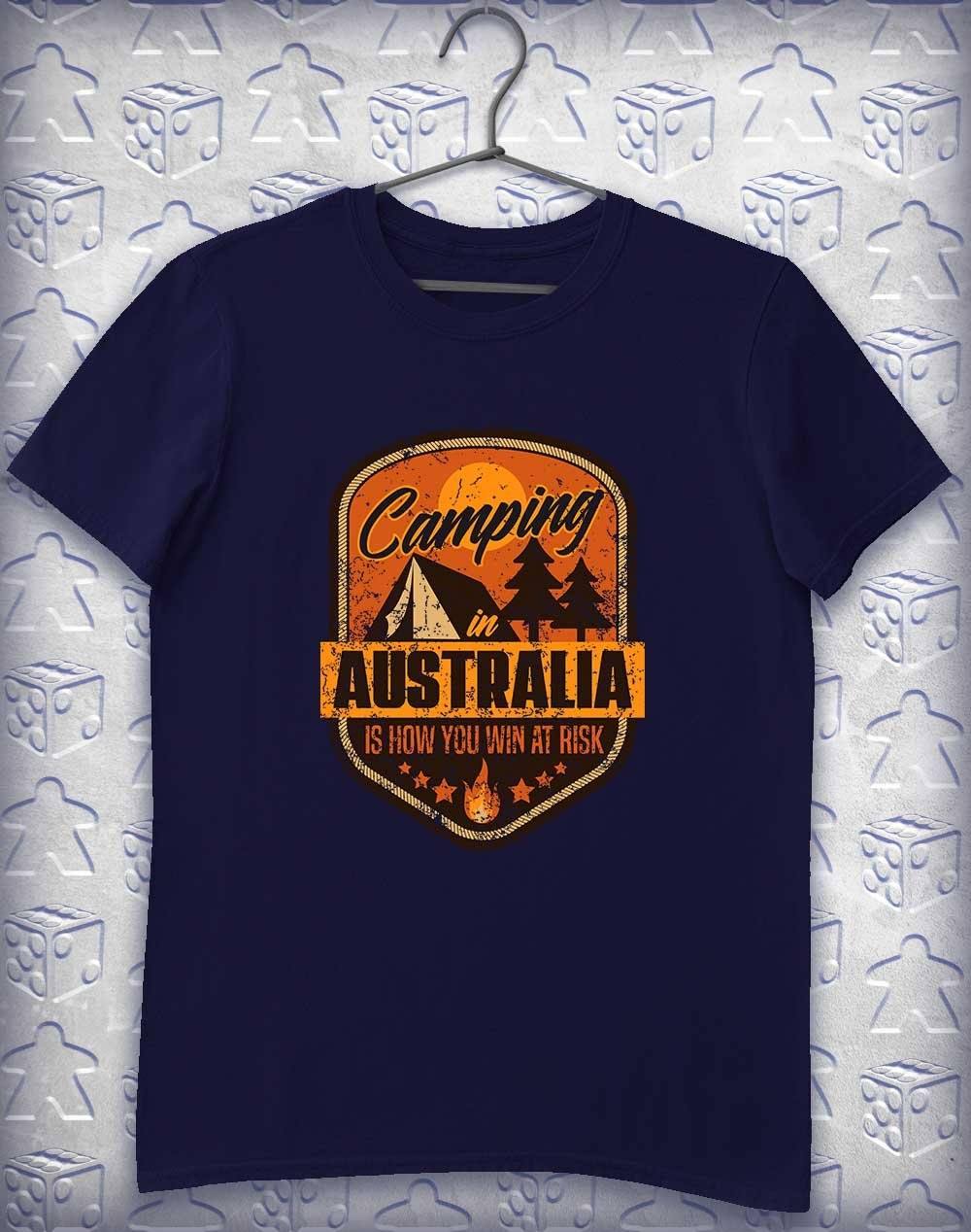 Camping in Australia Alphagamer T-Shirt S / Navy  - Off World Tees