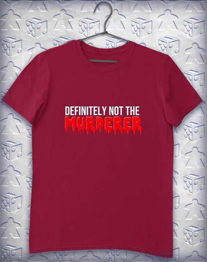 Definitely Not the Murderer Alphagamer T-Shirt S / Cardinal Red  - Off World Tees