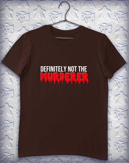 Definitely Not the Murderer Alphagamer T-Shirt S / Dark Chocolate  - Off World Tees