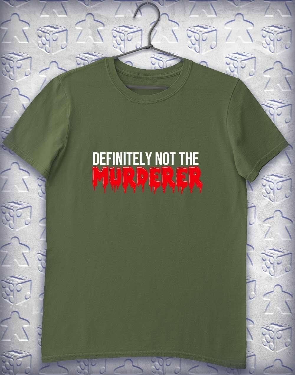 Definitely Not the Murderer Alphagamer T-Shirt S / Military Green  - Off World Tees