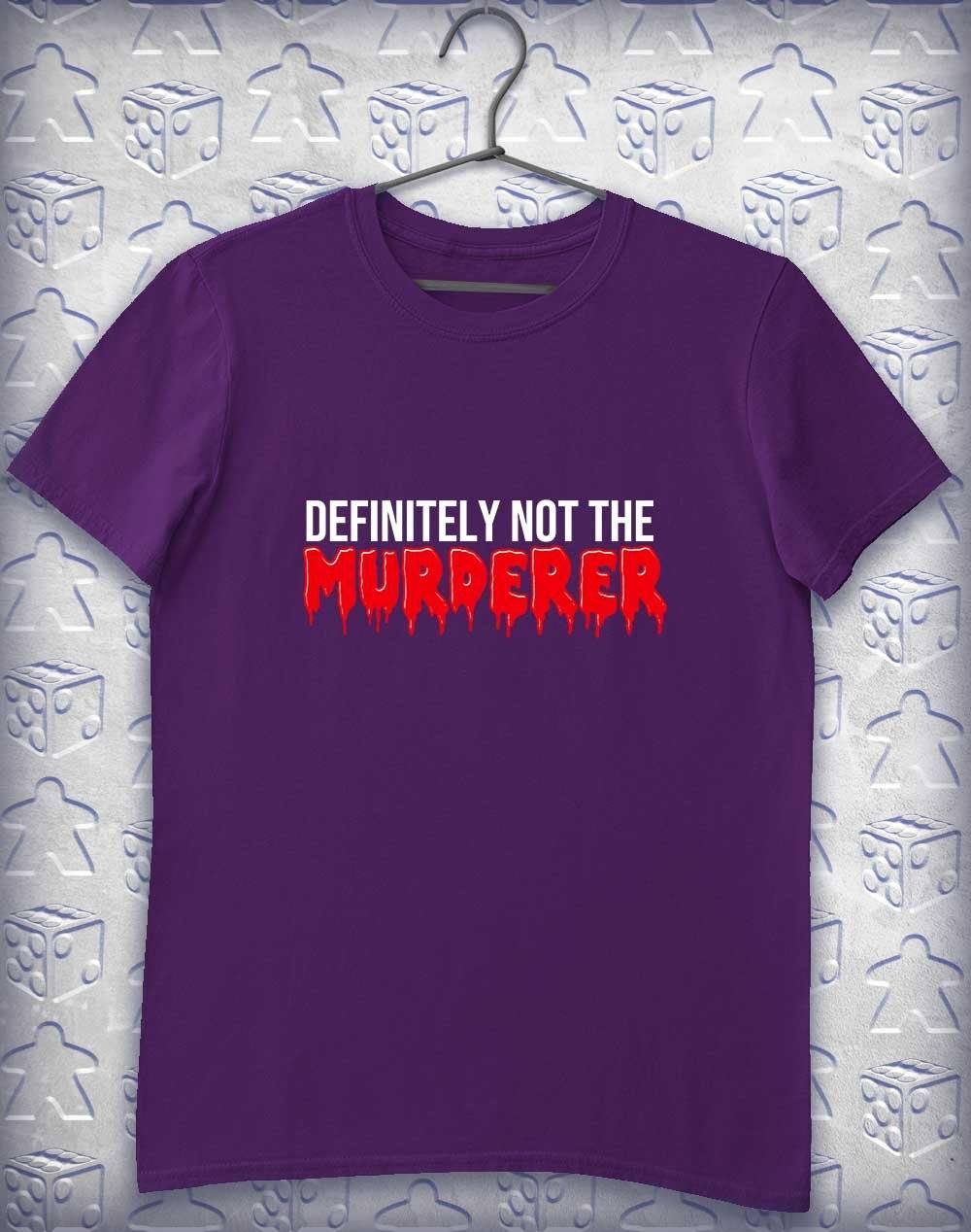 Definitely Not the Murderer Alphagamer T-Shirt S / Purple  - Off World Tees
