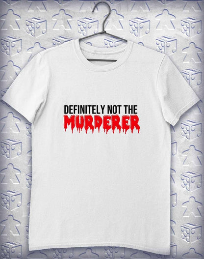 Definitely Not the Murderer Alphagamer T-Shirt S / White  - Off World Tees