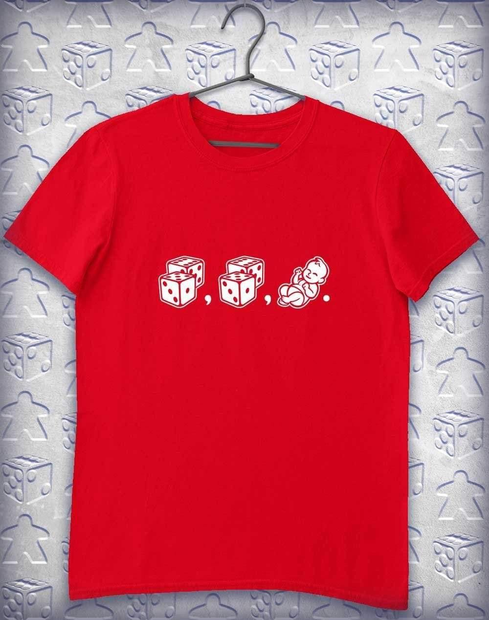Dice Dice Baby (Plural) Alphagamer T-Shirt S / Red  - Off World Tees