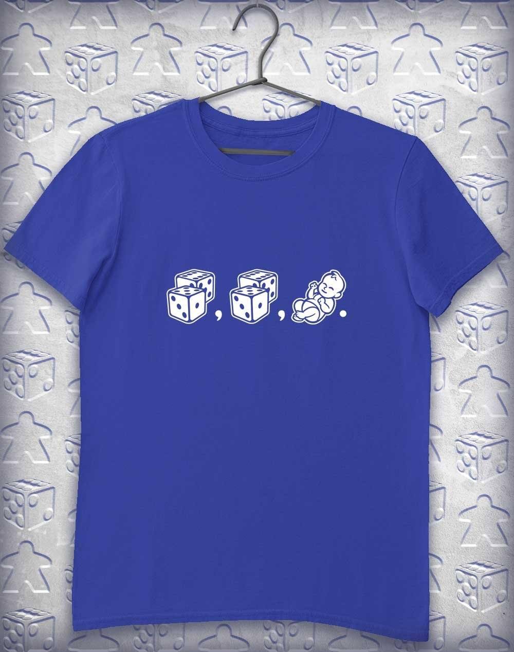Dice Dice Baby (Plural) Alphagamer T-Shirt S / Royal  - Off World Tees
