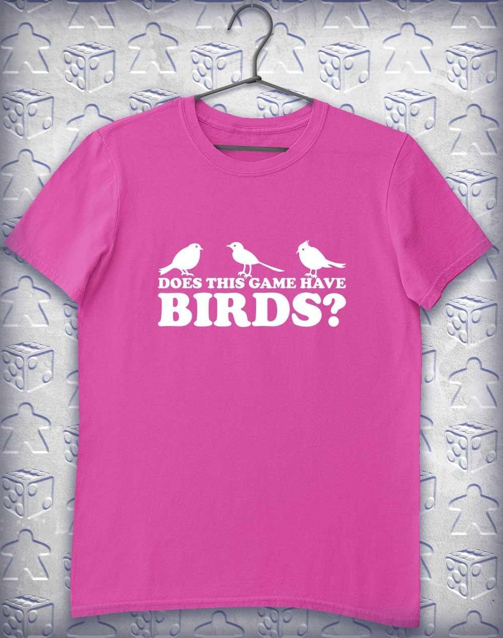 Does This Game Have Birds? Alphagamer T-Shirt S / Azalea  - Off World Tees