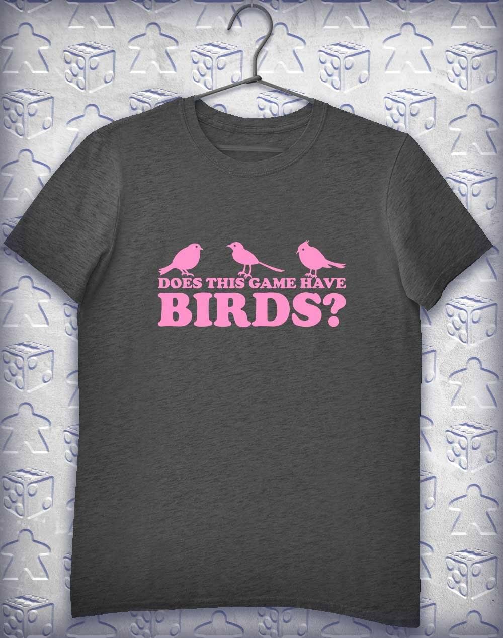 Does This Game Have Birds? Alphagamer T-Shirt S / Dark Heather  - Off World Tees