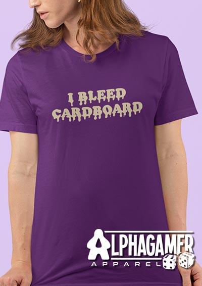 I Bleed Cardboard Alphagamer T-Shirt  - Off World Tees