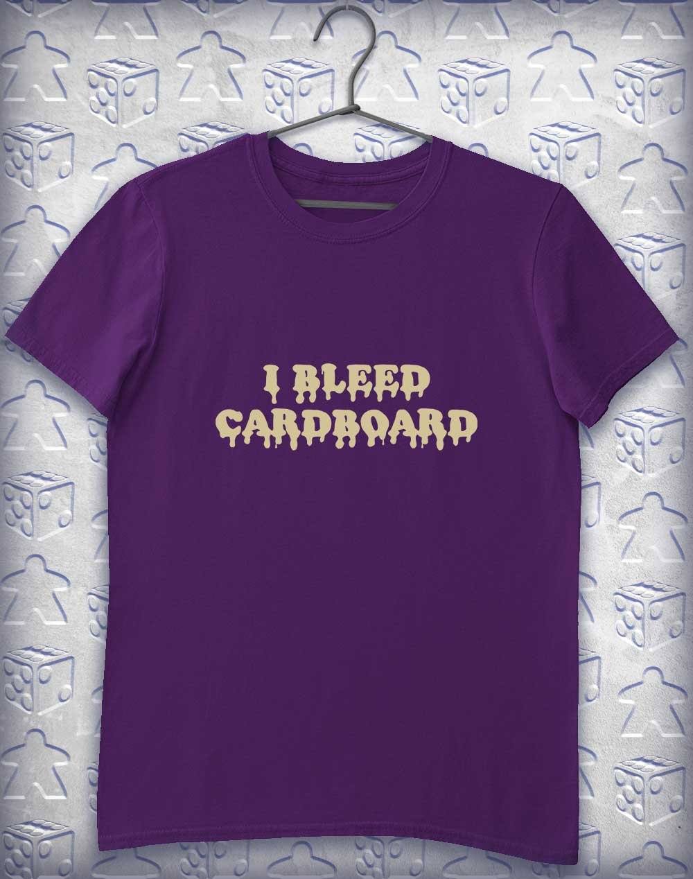 I Bleed Cardboard Alphagamer T-Shirt L / Purple  - Off World Tees