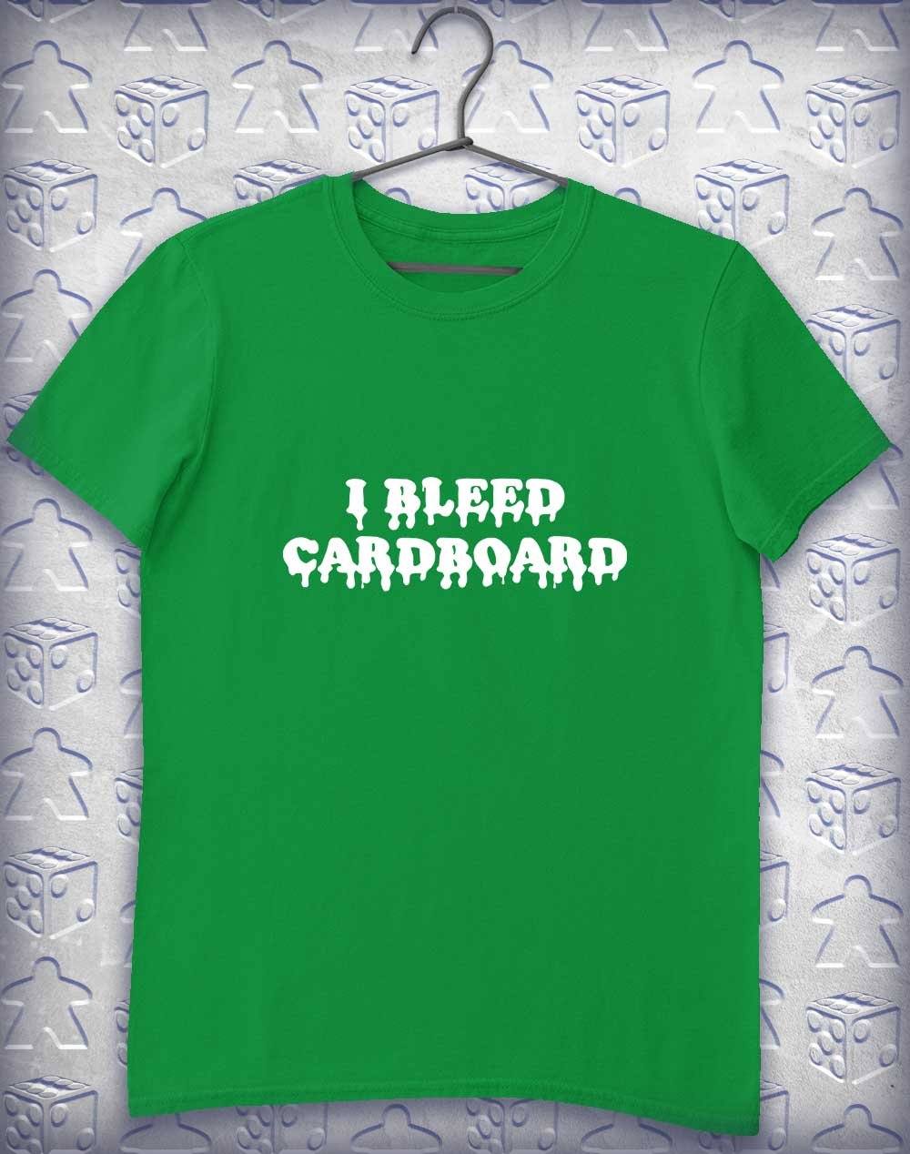 I Bleed Cardboard Alphagamer T-Shirt S / Irish Green  - Off World Tees