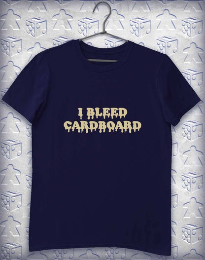 I Bleed Cardboard Alphagamer T-Shirt S / Navy  - Off World Tees