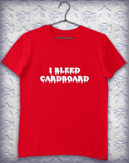 I Bleed Cardboard Alphagamer T-Shirt S / Red  - Off World Tees