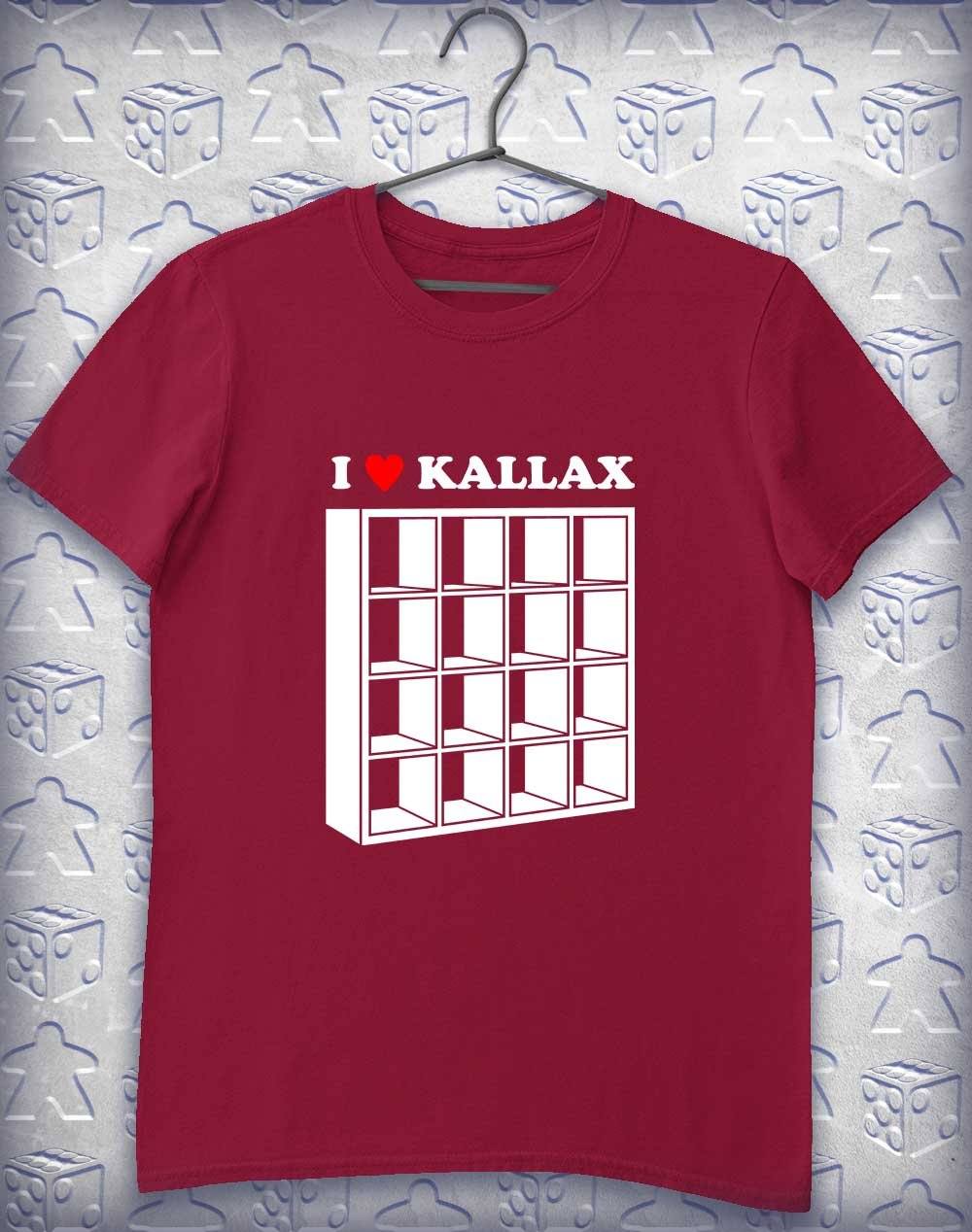 I Heart Kallax Alphagamer T-Shirt S / Cardinal Red  - Off World Tees