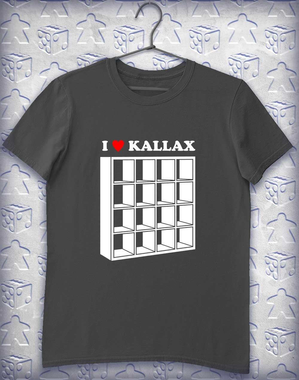 I Heart Kallax Alphagamer T-Shirt S / Charcoal  - Off World Tees