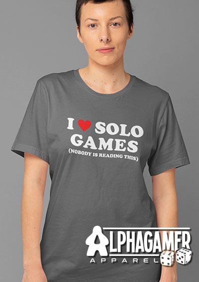 I Heart Solo Games Alphagamer T-Shirt  - Off World Tees