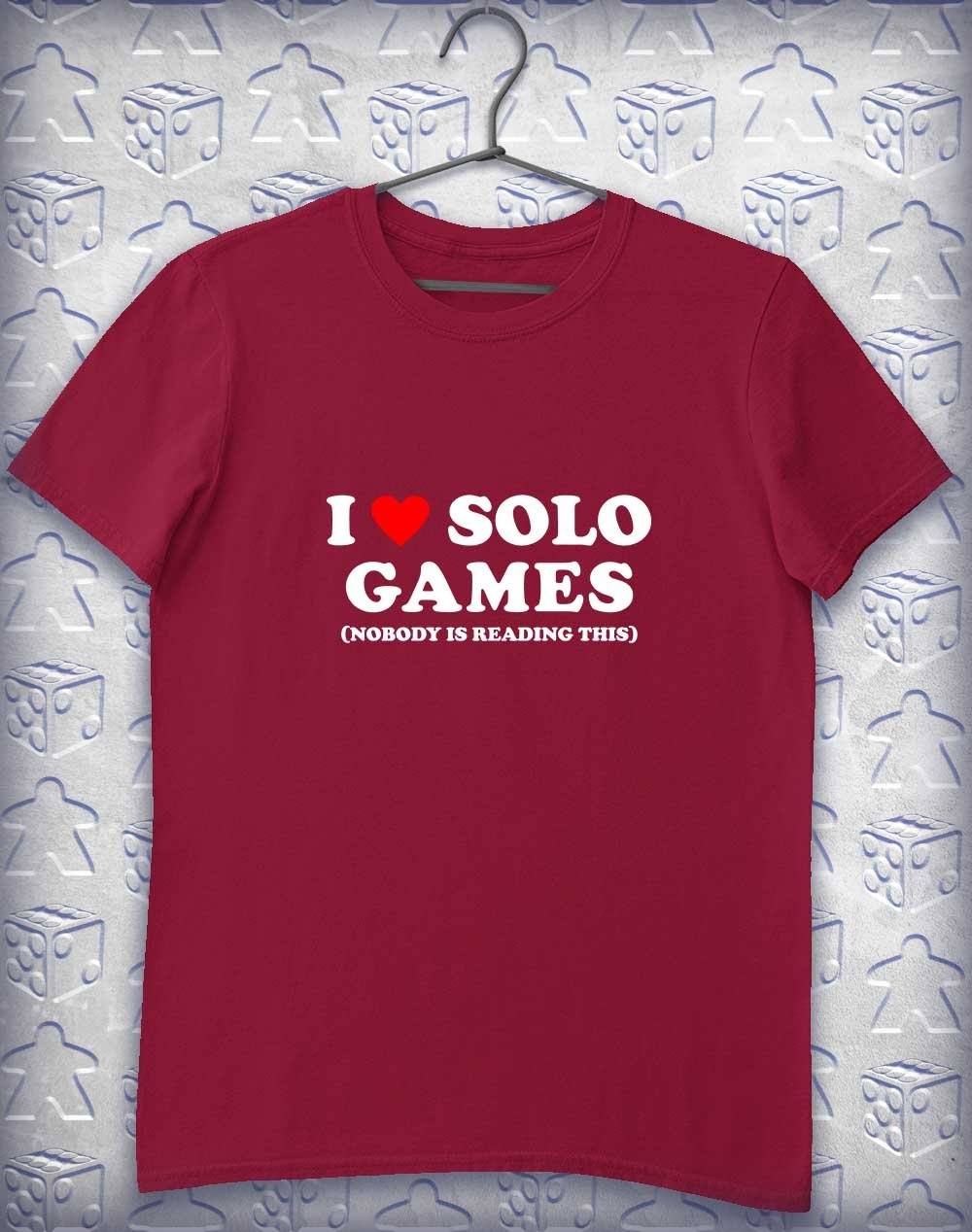 I Heart Solo Games Alphagamer T-Shirt S / Cardinal Red  - Off World Tees