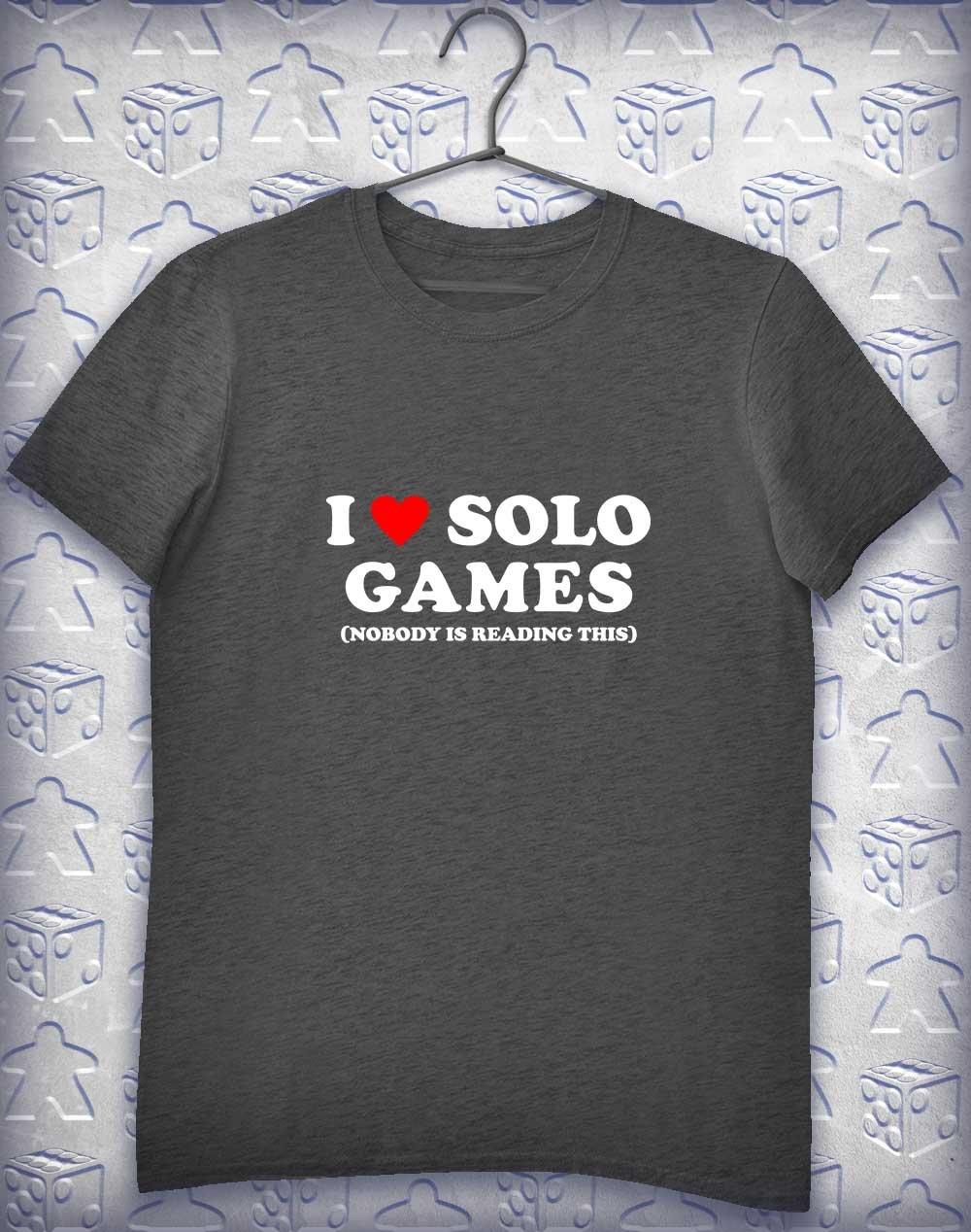 I Heart Solo Games Alphagamer T-Shirt S / Dark Heather  - Off World Tees