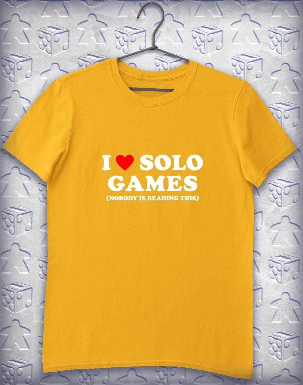 I Heart Solo Games Alphagamer T-Shirt S / Gold  - Off World Tees