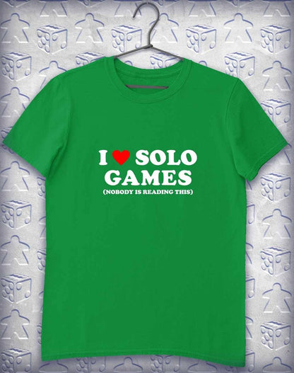 I Heart Solo Games Alphagamer T-Shirt S / Irish Green  - Off World Tees