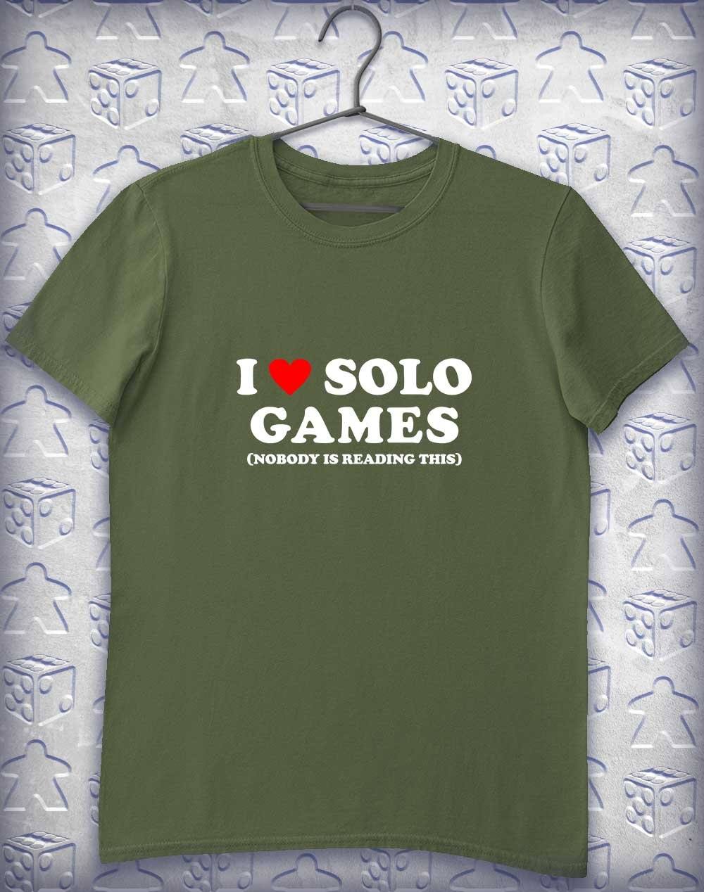 I Heart Solo Games Alphagamer T-Shirt S / Military Green  - Off World Tees