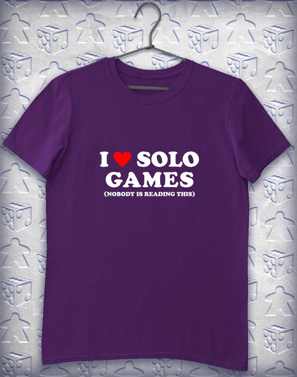 I Heart Solo Games Alphagamer T-Shirt S / Purple  - Off World Tees