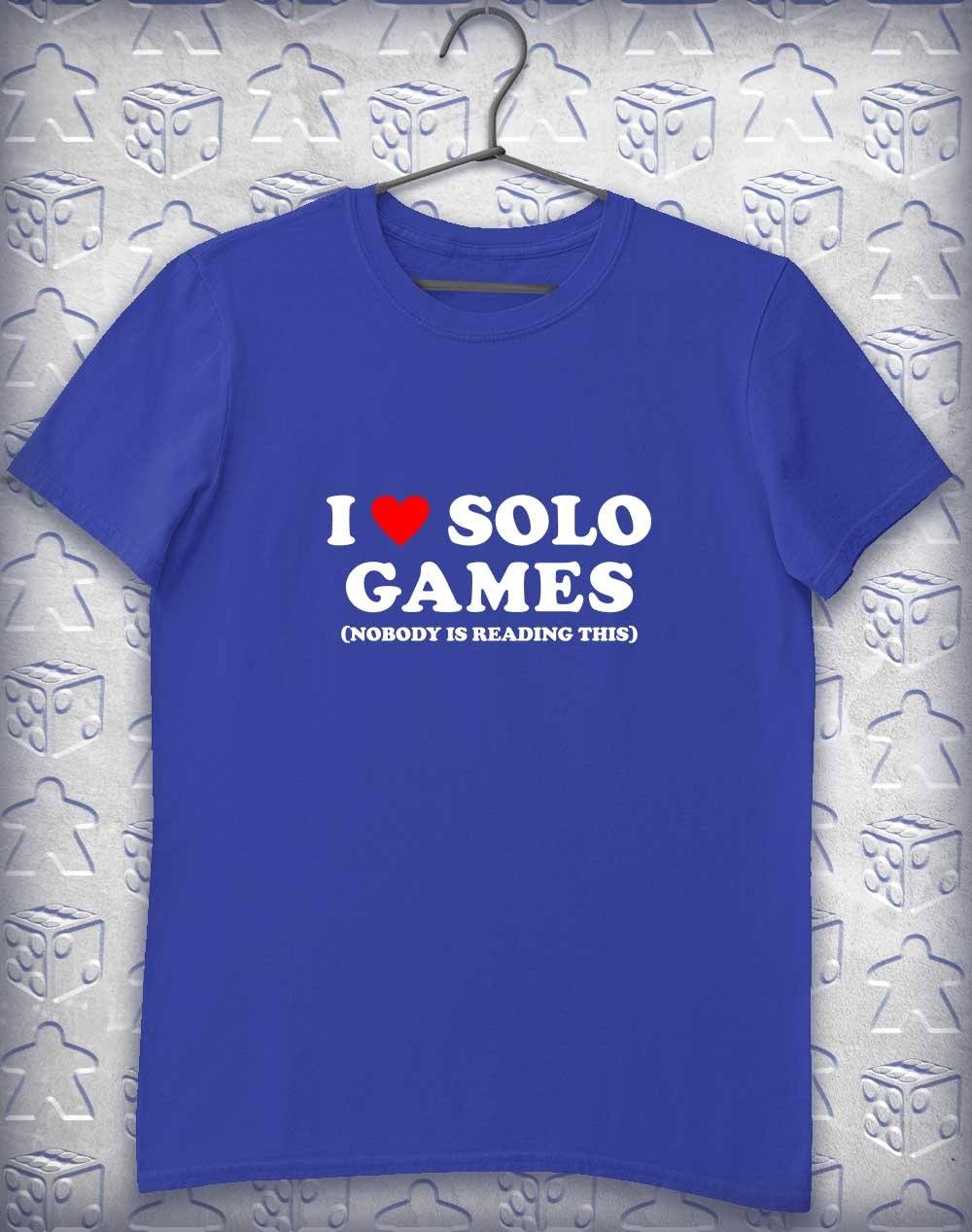 I Heart Solo Games Alphagamer T-Shirt S / Royal  - Off World Tees