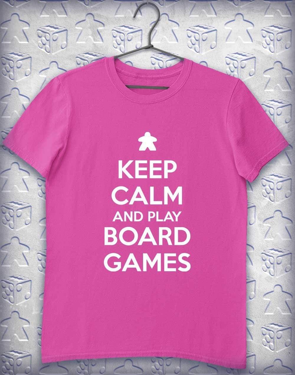 Keep Calm and Play Board Games Alphagamer T-Shirt S / Azalea  - Off World Tees