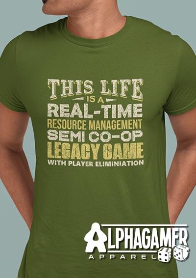Life is a Game Alphagamer T-Shirt  - Off World Tees