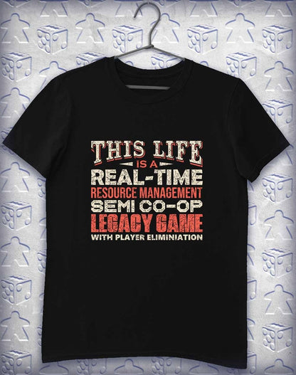 Life is a Game Alphagamer T-Shirt S / Black  - Off World Tees