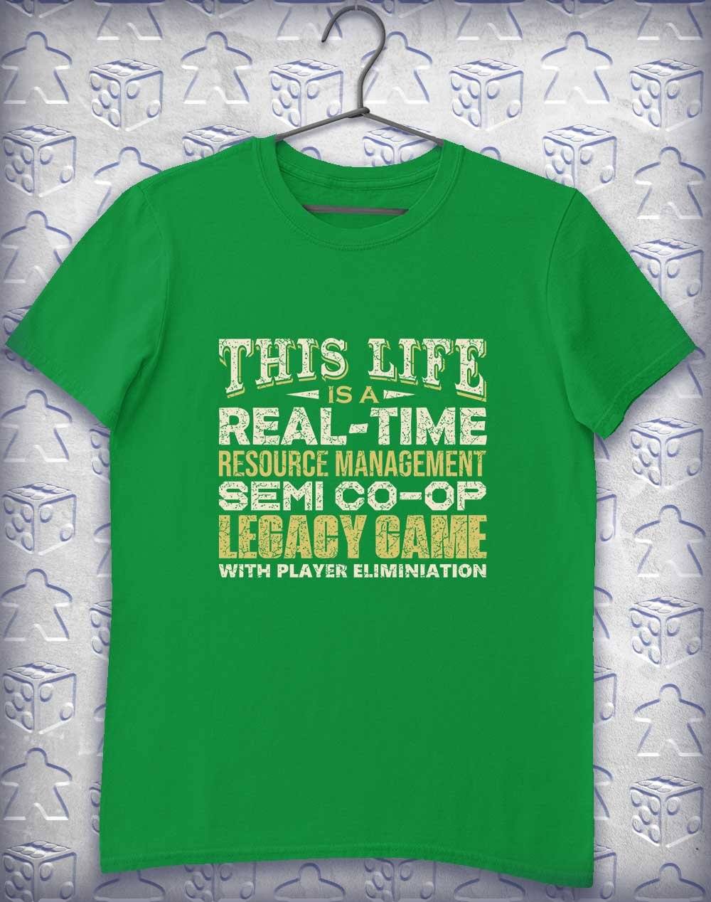 Life is a Game Alphagamer T-Shirt S / Irish Green  - Off World Tees