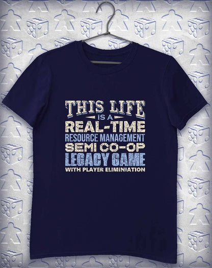 Life is a Game Alphagamer T-Shirt S / Navy  - Off World Tees