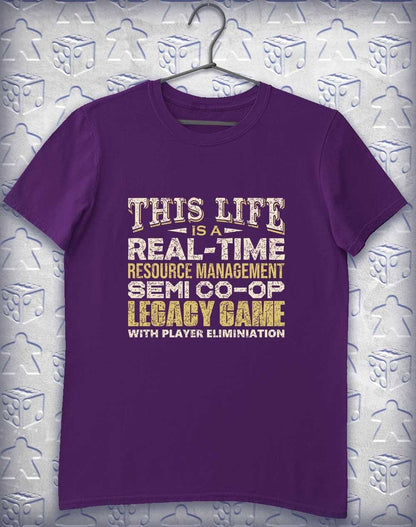 Life is a Game Alphagamer T-Shirt S / Purple  - Off World Tees