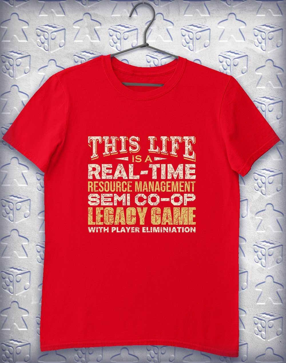 Life is a Game Alphagamer T-Shirt S / Red  - Off World Tees
