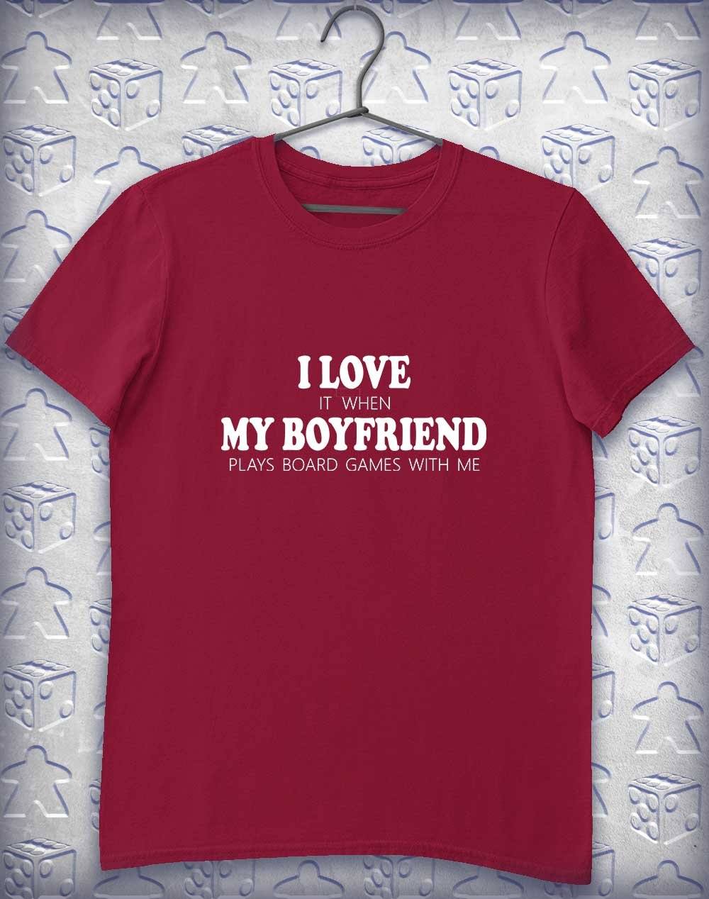 My Boyfriend Plays Games Alphagamer T-Shirt S / Cardinal Red  - Off World Tees