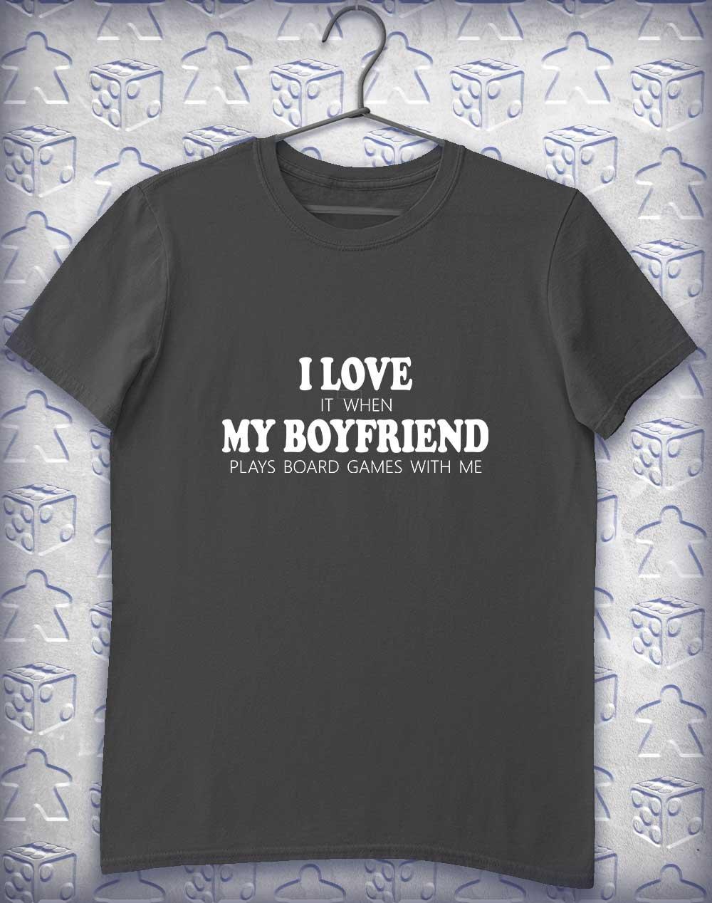 My Boyfriend Plays Games Alphagamer T-Shirt S / Charcoal  - Off World Tees