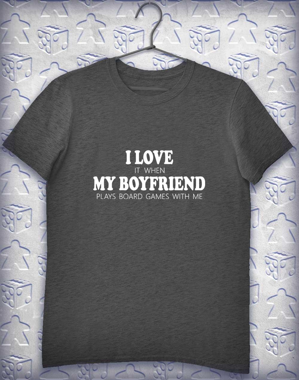 My Boyfriend Plays Games Alphagamer T-Shirt S / Dark Heather  - Off World Tees