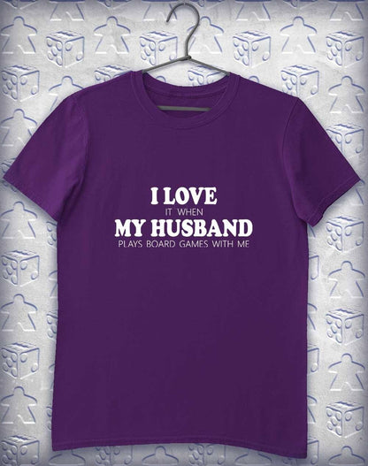 My Husband Plays Games Alphagamer T-Shirt L / Purple  - Off World Tees