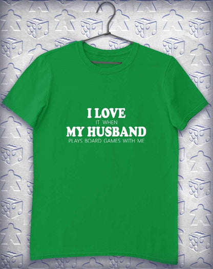 My Husband Plays Games Alphagamer T-Shirt S / Irish Green  - Off World Tees