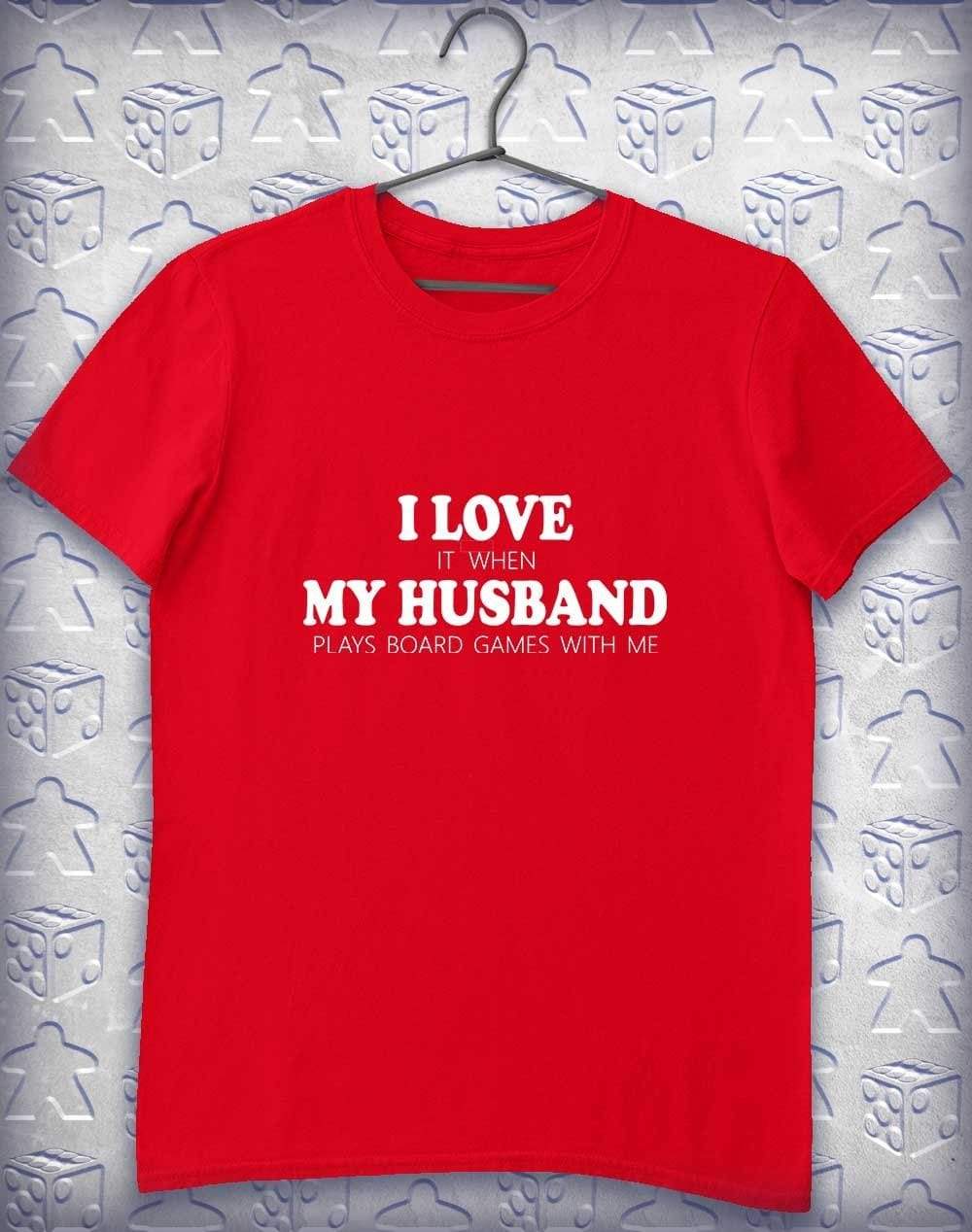 My Husband Plays Games Alphagamer T-Shirt S / Red  - Off World Tees