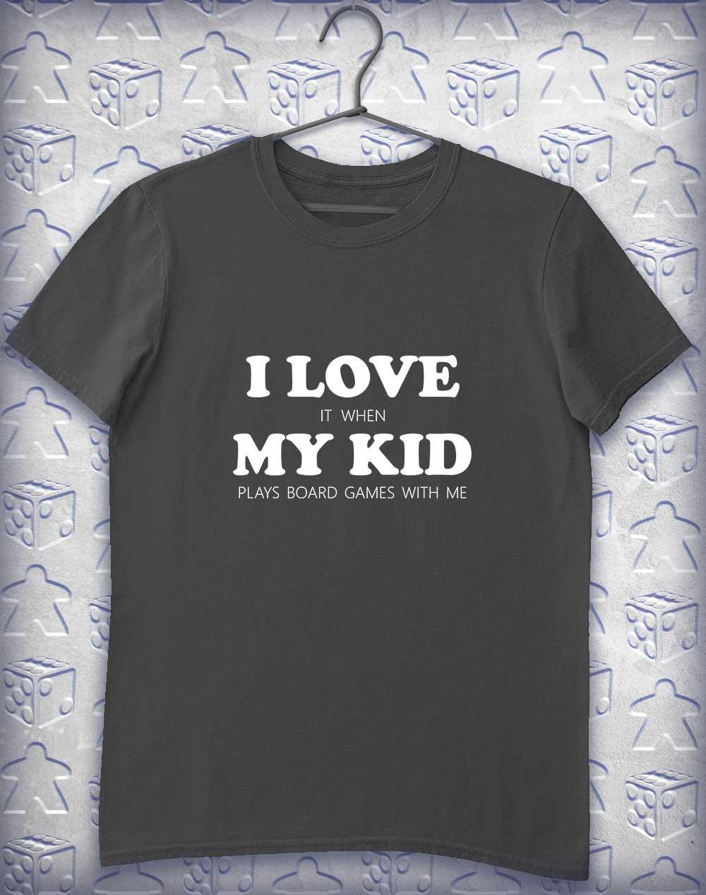 My Kid Plays Games Alphagamer T-Shirt S / Charcoal  - Off World Tees