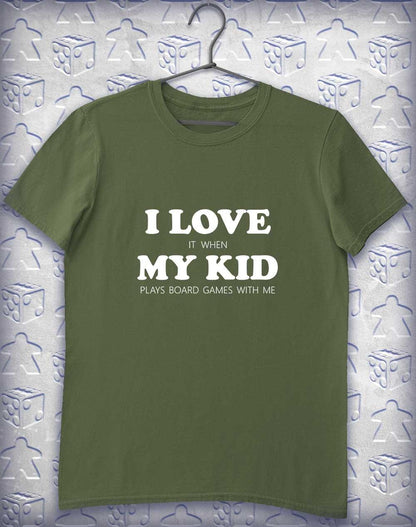 My Kid Plays Games Alphagamer T-Shirt S / Military Green  - Off World Tees