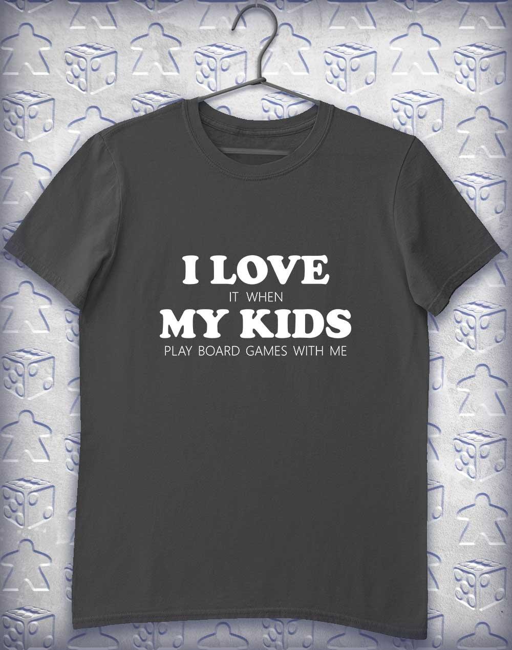 My Kids Play Games Alphagamer T-Shirt S / Charcoal  - Off World Tees