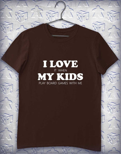 My Kids Play Games Alphagamer T-Shirt S / Dark Chocolate  - Off World Tees