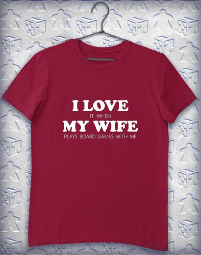 My Wife Plays Games Alphagamer T-Shirt S / Cardinal Red  - Off World Tees