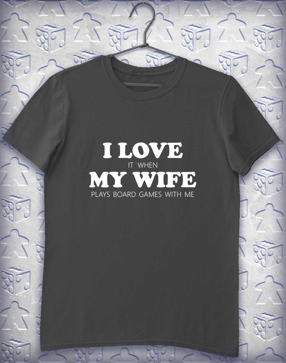 My Wife Plays Games Alphagamer T-Shirt S / Charcoal  - Off World Tees