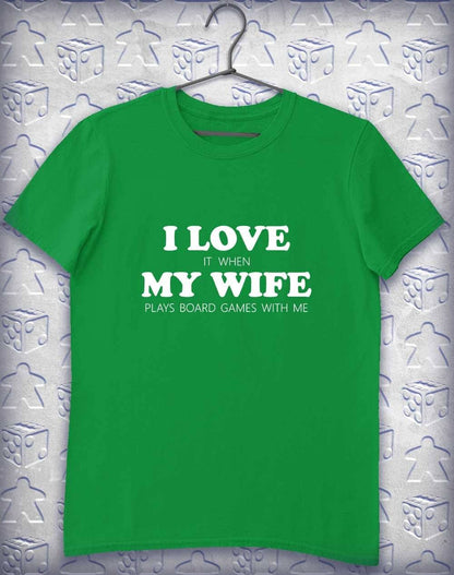 My Wife Plays Games Alphagamer T-Shirt S / Irish Green  - Off World Tees